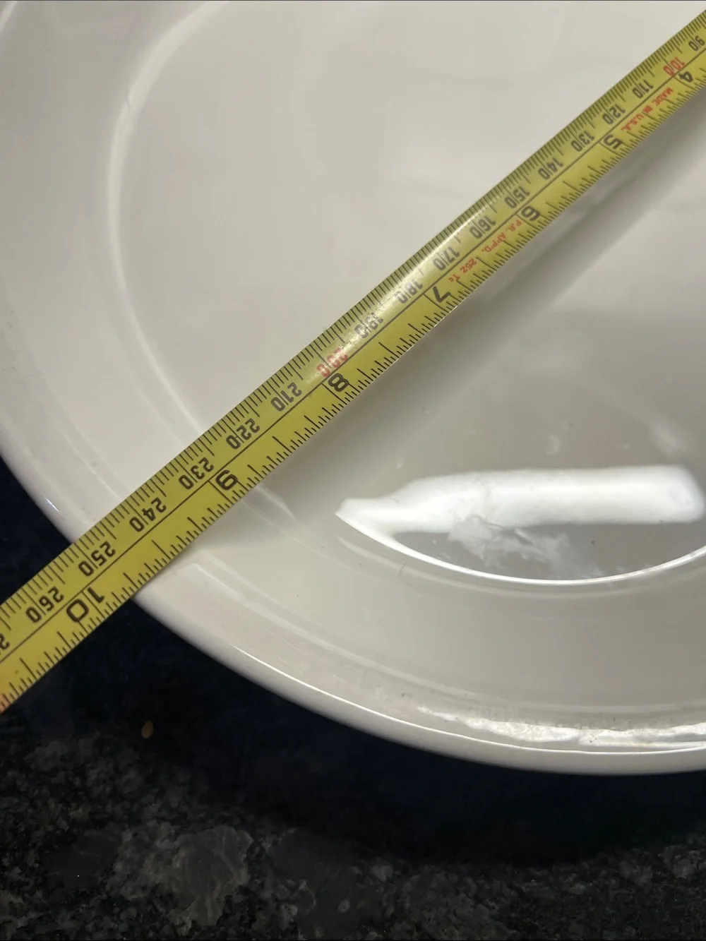 Vintage Corningware Simply Solid White Pie Plate. Like new condition.